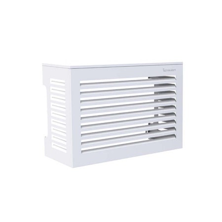 Immagine di Tecnosystemi TS-COVER protezione estetica MEDIUM per unità esterne con tetto piano, colore avorio SCD500172