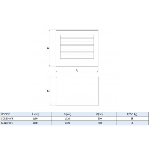Immagine di Tecnosystemi TS-COVER SILENT WALL protezione estetica insonorizzata per unità esterne a parete, colore avorio SCD500446