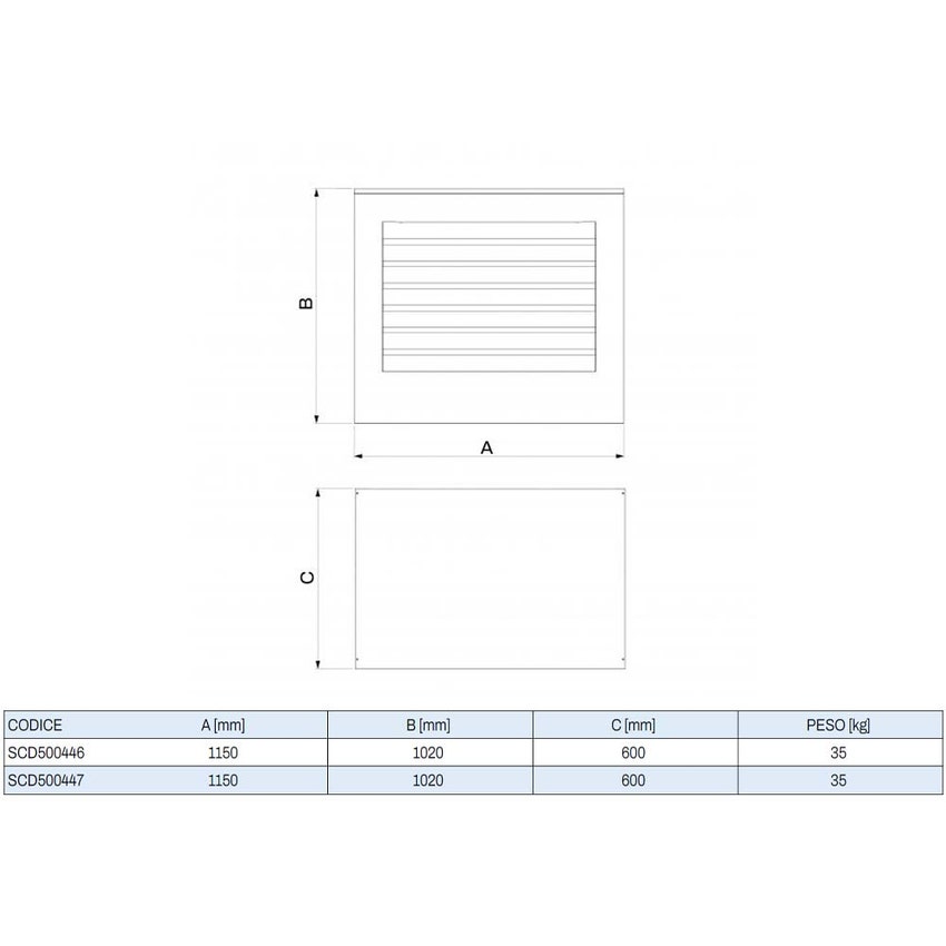 Immagine di Tecnosystemi TS-COVER SILENT WALL protezione estetica insonorizzata per unità esterne a parete, colore avorio SCD500446
