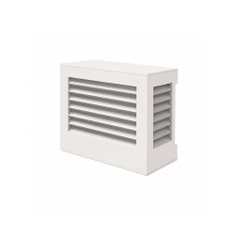 Immagine di Tecnosystemi TS-COVER SILENT WALL protezione estetica insonorizzata per unità esterne a parete, colore avorio SCD500446