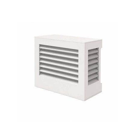 Immagine di Tecnosystemi TS-COVER SILENT WALL protezione estetica insonorizzata per unità esterne a parete, colore avorio SCD500446