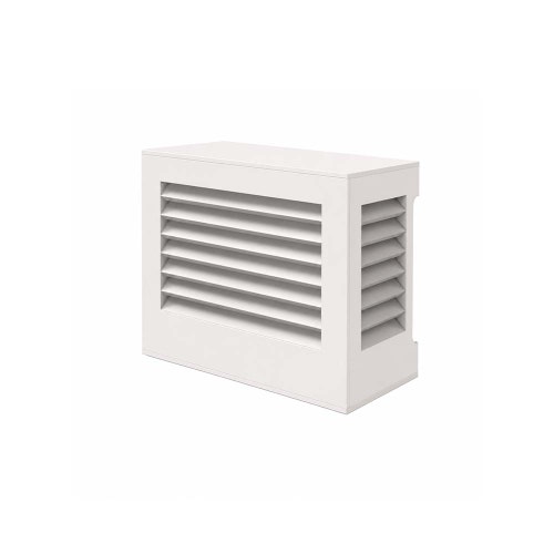 Immagine di Tecnosystemi TS-COVER SILENT WALL protezione estetica insonorizzata per unità esterne a parete, colore avorio SCD500446