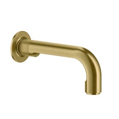 Immagine di Gessi INCISO- bocca vasca a parete, finitura gold brushed pvd 58103#716