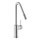 Nobili RESPIRO miscelatore monocomando per lavello, con bocca girevole e doccetta monogetto estraibile, finitura inox spazzolato RS131117IX