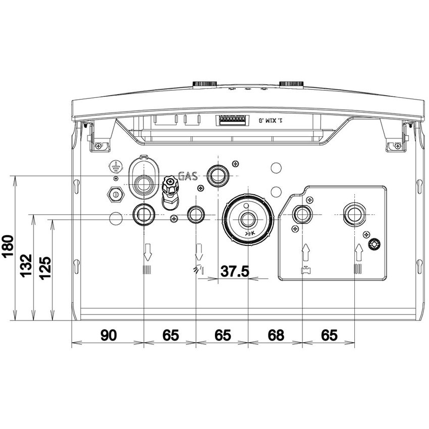 Immagine di Daikin ALTHERMA 3 C GAS caldaia murale a condensazione, 35 kW, per riscaldamento e produzione ACS istantanea D2CND035A1A
