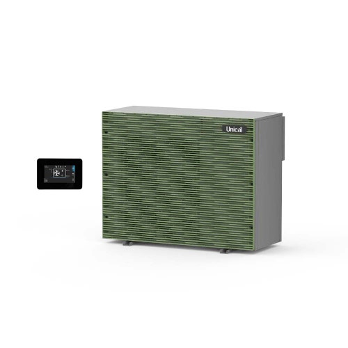 Immagine di Unical HP_OWER P100 R290 pompa di calore monoblocco aria-acqua 9 kW monofase, per riscaldamento, raffrescamento e produzione ACS 00474683