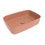 Immagine di Flaminia PLAY lavabo L.62 P.42 cm, da appoggio senza piano rubinetteria e senza troppopieno, colore terracotta finitura lucido PY62ATC