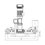Immagine di Dab Pumps 2NKVE 32/4 T MCE 400-50 gruppo di pressurizzazione con 2 pompe verticali e sistema multi inverter a bordo pompa, portata massima 90 m³/h, 3x400 V - 50 Hz 60166811
