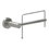 Immagine di Nobili ZEN porta rotolo destro a parete, finitura inox spazzolato ACPL30/DXIX