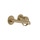 Gessi ANELLO miscelatore lavabo a parete P.17 cm, senza scarico, finitura warm bronze brushed PVD 63381#726