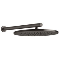 Immagine di Gessi SHOWER soffione a parete orientabile, Ø 35.5 cm, finitura black metal brushed PVD 54148#707