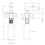 Immagine di Gessi Dispenser porta sapone da banco, con carica dall'alto, finitura steel brushed 29660#239