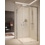 Immagine di Novellini ZEPHYROS 2.0 A lato 67 est.67-70 cm vetro satin profilo finitura bianco opaco ZEP2A67L-4U