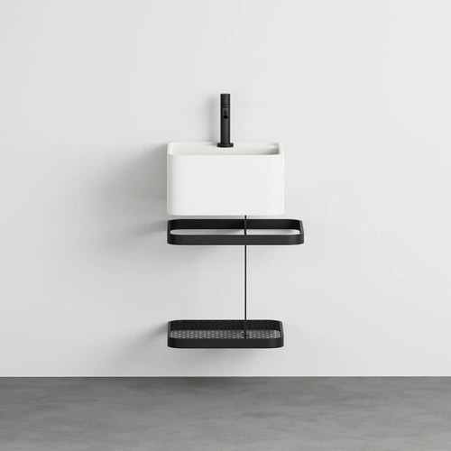 Immagine di Cielo LES PETITES struttura quadrata 35 con rete colore nero finitura opaco LPSTQR35NM