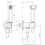 Immagine di Bellosta Idroscopino tondo rosone classic spray, flessibile da 90 cm, attacco da 1/2", finitura cromo 01-0403/ID