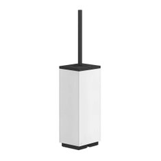 Immagine di Gessi ACCESSORIES porta scopino d'appoggio bianco, colore nero finitura opaco 20843#299