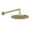 Immagine di Gessi SHOWER soffione a parete orientabile, Ø 25 cm, finitura brass brushed PVD 63348#727