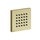 Gessi WELLNESS soffione laterale, finitura brass brushed PVD 32973#727