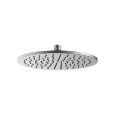 Immagine di Rubinetteria Paffoni INOX TECH soffione doccia tondo Ø 30 cm, ispezionabile e anticalcare, finitura acciaio inox ZSOF309AC
