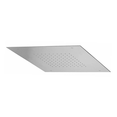 Immagine di Rubinetteria Paffoni BOSTON soffione doccia quadrato 50 x 50 cm, da incasso a soffitto, in metallo e anticalcare, finitura cromo ZSOF301CR