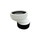 Cielo Raccordo eccentrico max ± 4 cm, per scarico a terra RSE4