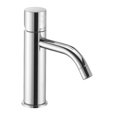 Immagine di Rubinetteria Paffoni LIGHT miscelatore H.17.5 cm per lavabo, senza scarico, finitura cromo LIGX071CR