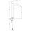Immagine di Rubinetteria Paffoni LIGHT miscelatore H.32.5 cm per lavabo, senza scarico, finitura cromo LIGX081CR
