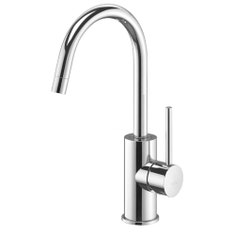 Immagine di Rubinetteria Paffoni LIGHT miscelatore H.28.3 cm per lavabo con canna girevole, senza scarico, finitura cromo LIG078CR