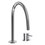 Immagine di Rubinetteria Paffoni LIGHT miscelatore H.26.4 cm per lavabo con bocca fissa e 2 fori, senza scarico, finitura cromo LIG051CR