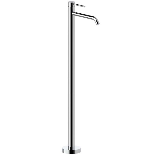 Immagine di Rubinetteria Paffoni LIGHT miscelatore H.113 cm per lavabo, a pavimento, finitura cromo LIGBOX031CR