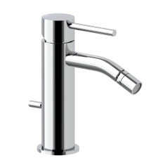 Immagine di Rubinetteria Paffoni LIGHT miscelatore H.16.2 cm per bidet, con scarico automatico 1"1/4, finitura cromo LIG135CR