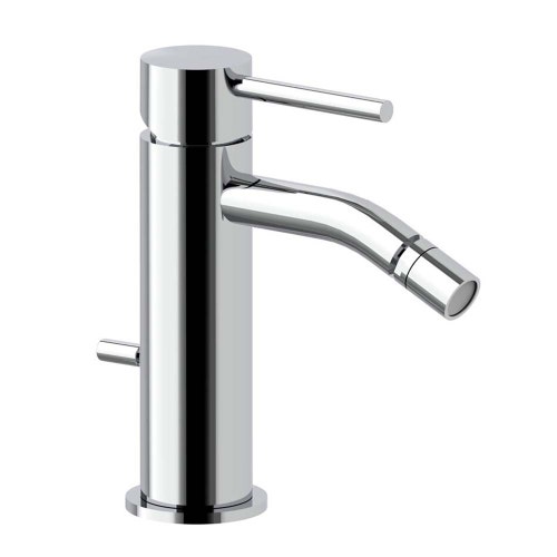 Immagine di Rubinetteria Paffoni LIGHT miscelatore H.16.2 cm per bidet, con scarico automatico 1"1/4, finitura cromo LIG135CR