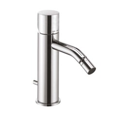 Immagine di Rubinetteria Paffoni LIGHT miscelatore H.17.5 cm per bidet, con scarico automatico 1"1/4, finitura cromo LIGX135CR