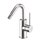 Rubinetteria Paffoni LIGHT miscelatore H.17.6 cm per bidet con canna girevole, senza scarico, finitura cromo LIG938CR
