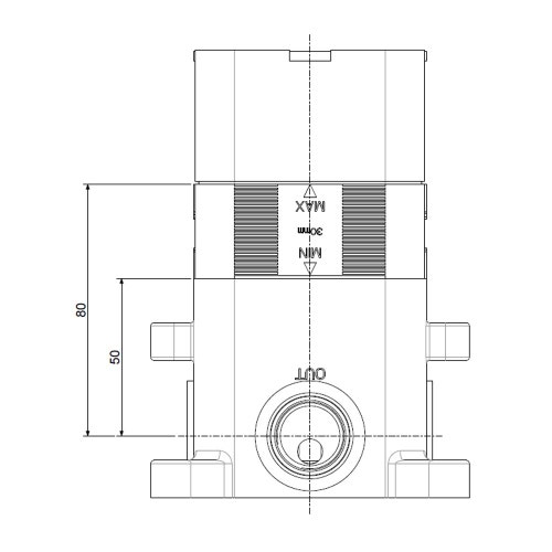 Immagine di Rubinetteria Paffoni Corpo incasso con 3 uscite PBOX004