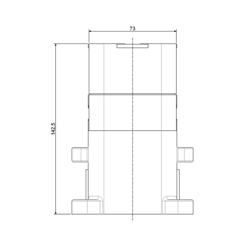 Immagine di Rubinetteria Paffoni Corpo incasso con 3 uscite PBOX004