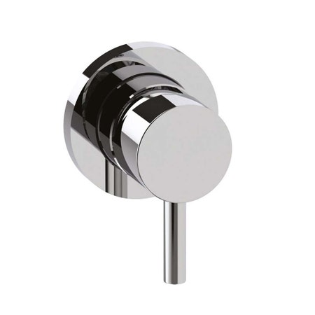 Immagine di Rubinetteria Paffoni LIGHT deviatore ad incasso 2 vie, attacchi 1/2”G, con corpo incasso incluso, finitura cromo ZDEV118CR70-LIG