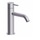 Rubinetteria Paffoni LIGHT miscelatore H.15.3 cm per lavabo, senza scarico, finitura acciaio inox INOX071AC