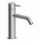 Immagine di Rubinetteria Paffoni LIGHT miscelatore H.15.3 cm per lavabo, senza scarico, finitura acciaio inox INOX071AC