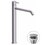 Immagine di Rubinetteria Paffoni LIGHT miscelatore H.31.7 cm per lavabo, con scarico Click-Clack 1"1/4, finitura acciaio inox INOX081KAC
