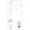 Immagine di Rubinetteria Paffoni LIGHT miscelatore H.31.7 cm per lavabo, con scarico Click-Clack 1"1/4, finitura acciaio inox INOX081KAC