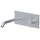 Rubinetteria Paffoni INOX TECH miscelatore ad incasso per lavabo, con 2 piastre 20x9 cm, bocca P.18 cm e corpo incasso incluso, finitura acciaio inox INOX107AC
