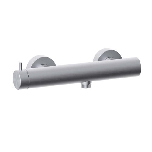 Immagine di Rubinetteria Paffoni INOX TECH miscelatore ad incasso per doccia, finitura acciaio inox INOX168AC