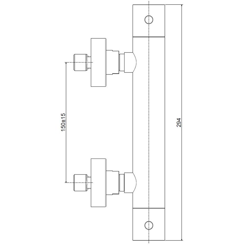 Immagine di Rubinetteria Paffoni INOX TECH miscelatore ad incasso per doccia, finitura acciaio inox INOX168AC