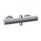 Immagine di Rubinetteria Paffoni INOX TECH miscelatore ad incasso per doccia, 2 uscite, finitura acciaio inox INOX169AC