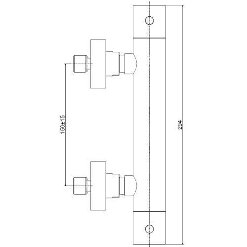 Immagine di Rubinetteria Paffoni INOX TECH miscelatore termostatico ad incasso per doccia, finitura acciaio inox INOXQ168AC