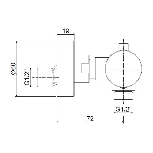 Immagine di Rubinetteria Paffoni INOX TECH miscelatore termostatico ad incasso per doccia, finitura acciaio inox INOXQ168AC