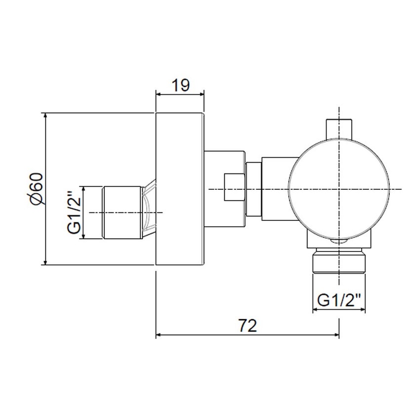 Immagine di Rubinetteria Paffoni INOX TECH miscelatore termostatico ad incasso per doccia, finitura acciaio inox INOXQ168AC