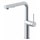 Rubinetteria Paffoni INOX TECH miscelatore monoforo H.30.6 cm per lavabo, con bocca orientabile, finitura acciaio inox INOX285AC