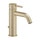 Nobili LIVE miscelatore monocomando H.18 cm per lavabo, con scarico e sistema Snap, finitura miele spazzolato PVD LV00118/15CGP
